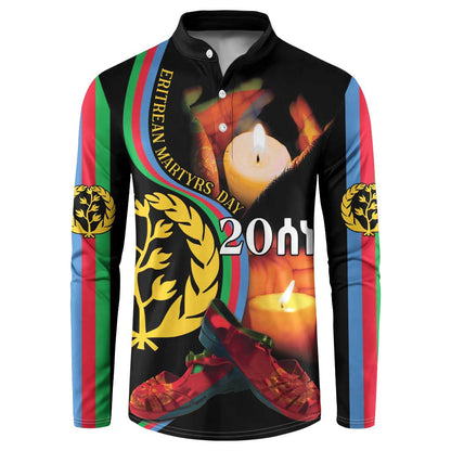 Personalized Afro-Eritrea Maelti Siwuat Button Sweatshirt Candle Vigil Glory To Our Martyrs Eritrea