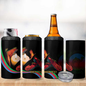 Personalized Afro-Eritrea Maelti Siwuat 4 in 1 Can Cooler Tumbler Candle Vigil Glory To Our Martyrs Eritrea