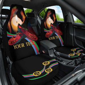 Personalized Afro-Eritrea Maelti Siwuat Car Seat Cover Candle Vigil Glory To Our Martyrs Eritrea