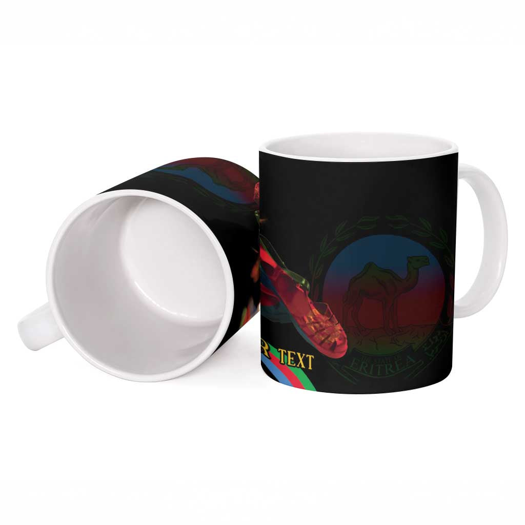 Personalized Afro-Eritrea Maelti Siwuat Ceramic Mug Candle Vigil Glory To Our Martyrs Eritrea