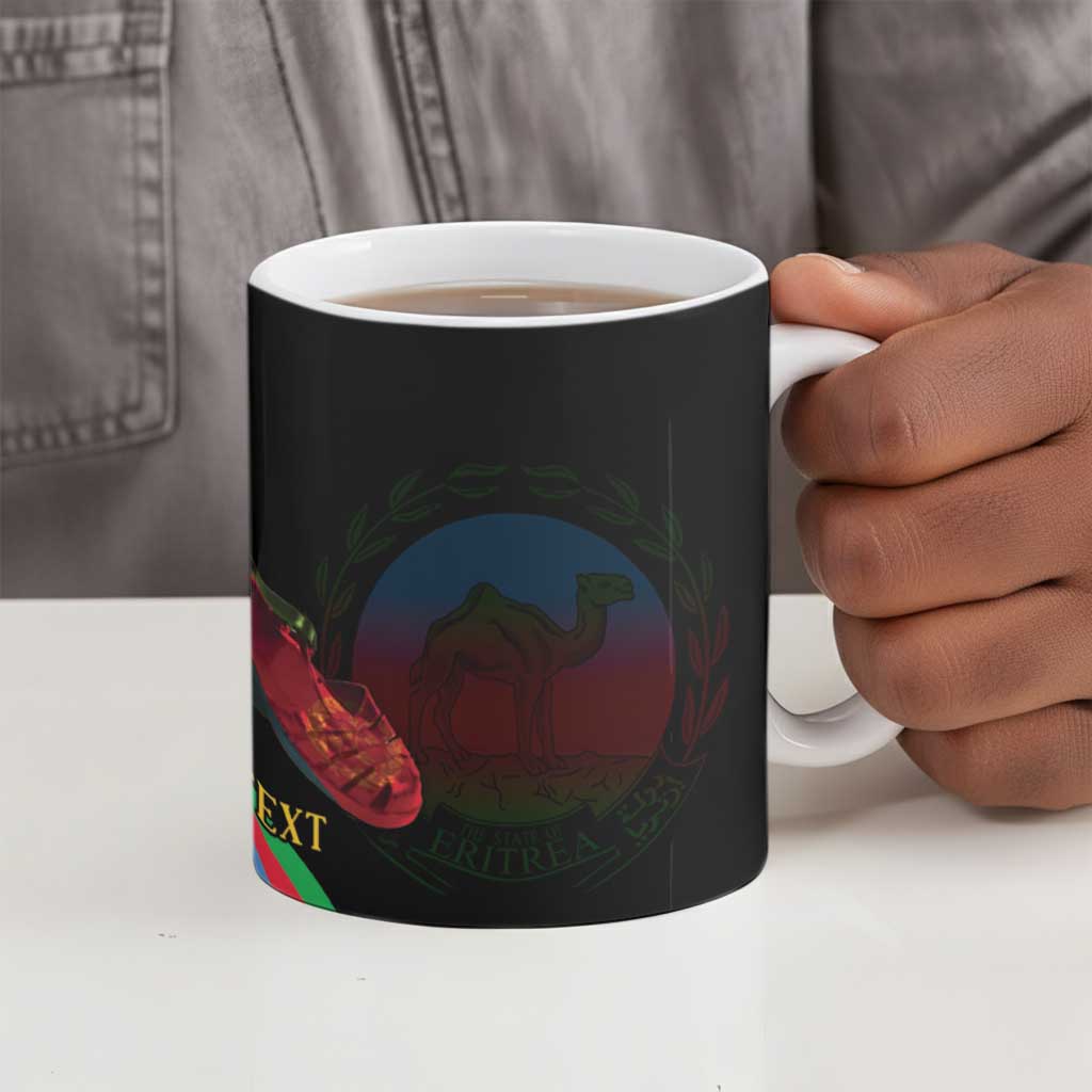 Personalized Afro-Eritrea Maelti Siwuat Ceramic Mug Candle Vigil Glory To Our Martyrs Eritrea