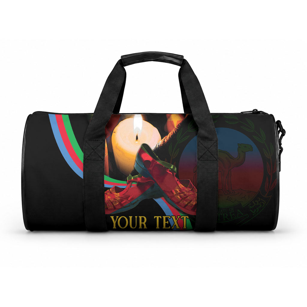 Personalized Afro-Eritrea Maelti Siwuat Duffle Bag Candle Vigil Glory To Our Martyrs Eritrea