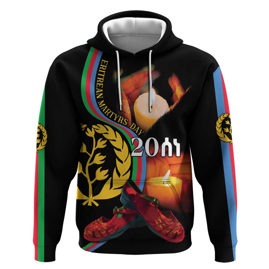 Personalized Afro-Eritrea Maelti Siwuat Hoodie Candle Vigil Glory To Our Martyrs Eritrea