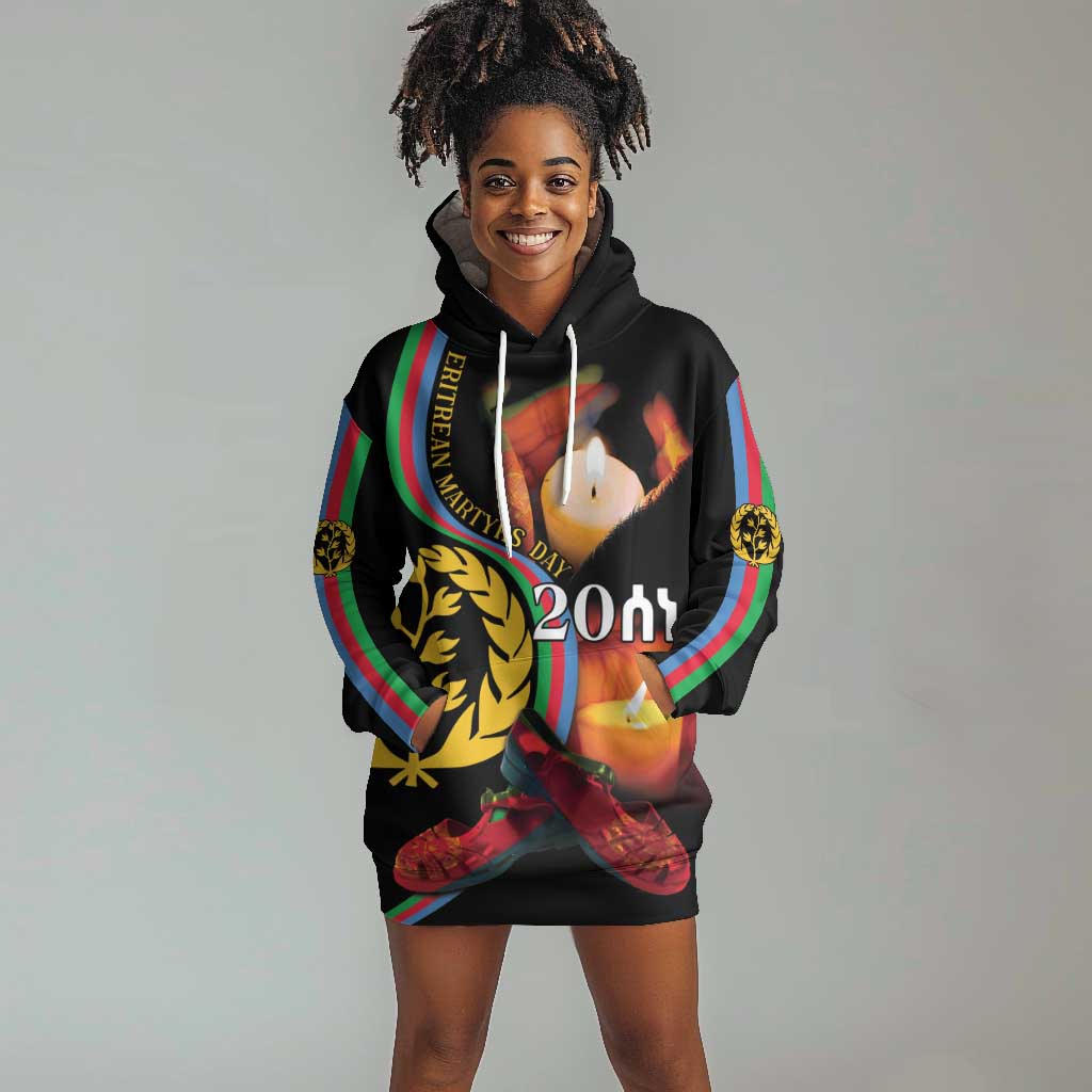 Personalized Afro-Eritrea Maelti Siwuat Hoodie Dress Candle Vigil Glory To Our Martyrs Eritrea