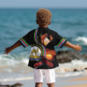 Personalized Afro-Eritrea Maelti Siwuat Kid Hawaiian Shirt Candle Vigil Glory To Our Martyrs Eritrea