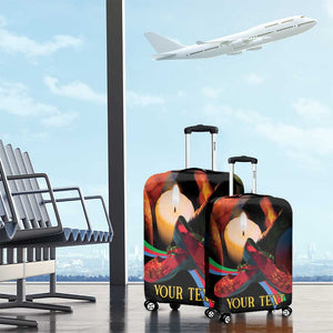 Personalized Afro-Eritrea Maelti Siwuat Luggage Cover Candle Vigil Glory To Our Martyrs Eritrea