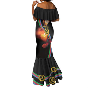 Personalized Afro-Eritrea Maelti Siwuat Mermaid Dress Candle Vigil Glory To Our Martyrs Eritrea