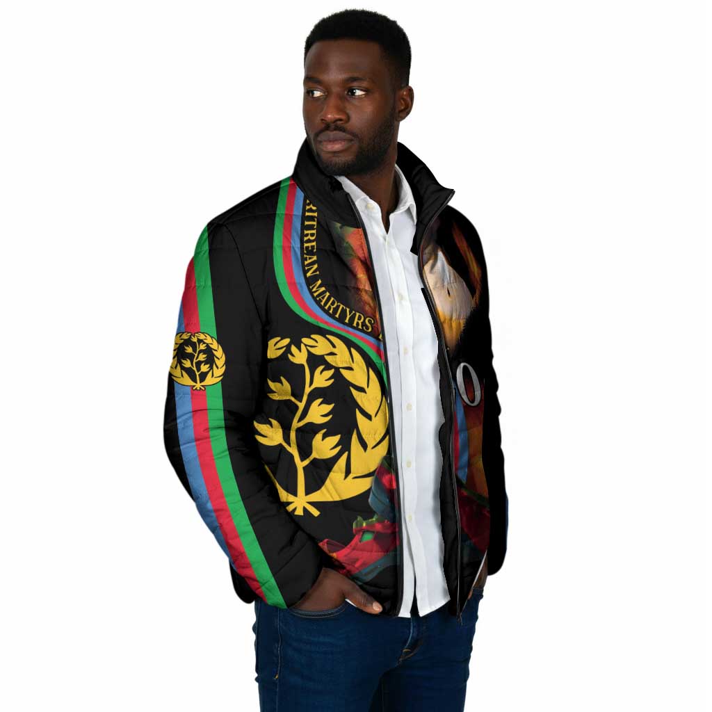 Personalized Afro-Eritrea Maelti Siwuat Padded Jacket Candle Vigil Glory To Our Martyrs Eritrea