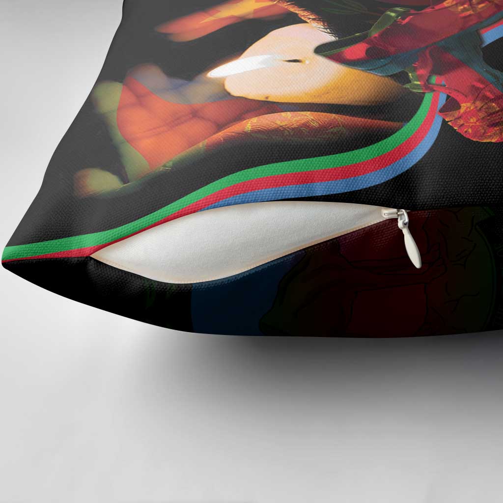 Personalized Afro-Eritrea Maelti Siwuat Pillow Cover Candle Vigil Glory To Our Martyrs Eritrea