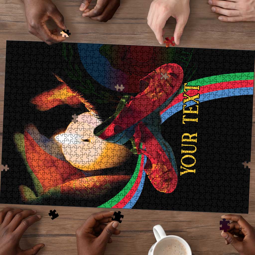 Personalized Afro-Eritrea Maelti Siwuat Puzzle Candle Vigil Glory To Our Martyrs Eritrea