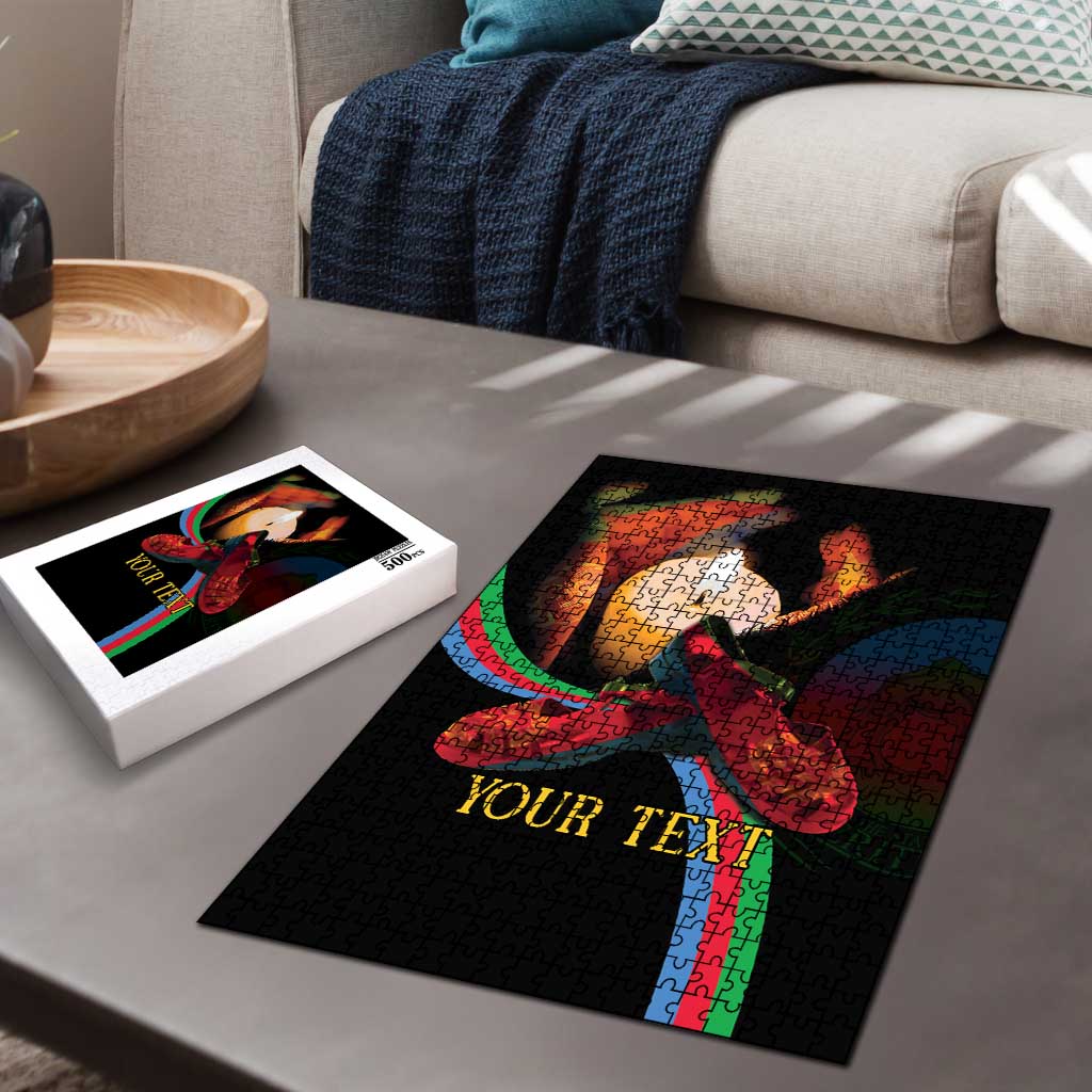 Personalized Afro-Eritrea Maelti Siwuat Puzzle Candle Vigil Glory To Our Martyrs Eritrea