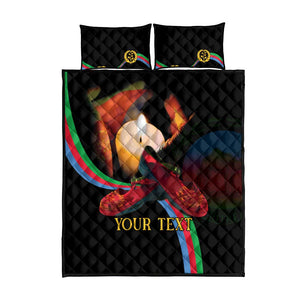 Personalized Afro-Eritrea Maelti Siwuat Quilt Bed Set Candle Vigil Glory To Our Martyrs Eritrea