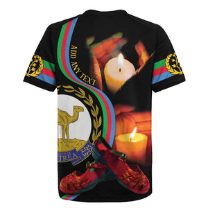 Personalized Afro-Eritrea Maelti Siwuat Rugby Jersey Candle Vigil Glory To Our Martyrs Eritrea