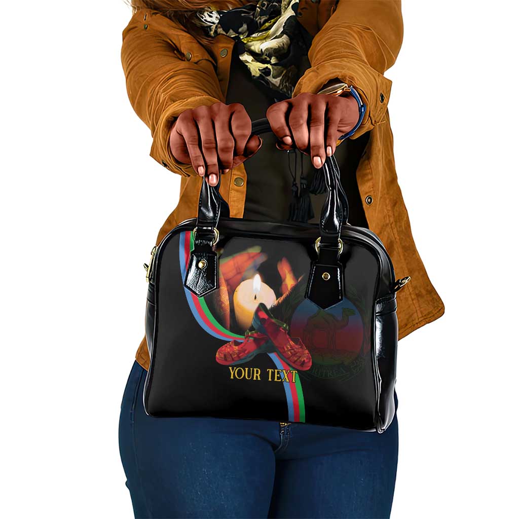 Personalized Afro-Eritrea Maelti Siwuat Shoulder Handbag Candle Vigil Glory To Our Martyrs Eritrea