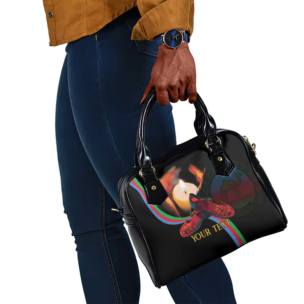 Personalized Afro-Eritrea Maelti Siwuat Shoulder Handbag Candle Vigil Glory To Our Martyrs Eritrea