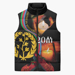 Personalized Afro-Eritrea Maelti Siwuat Sleeveless Puffer Jacket Candle Vigil Glory To Our Martyrs Eritrea