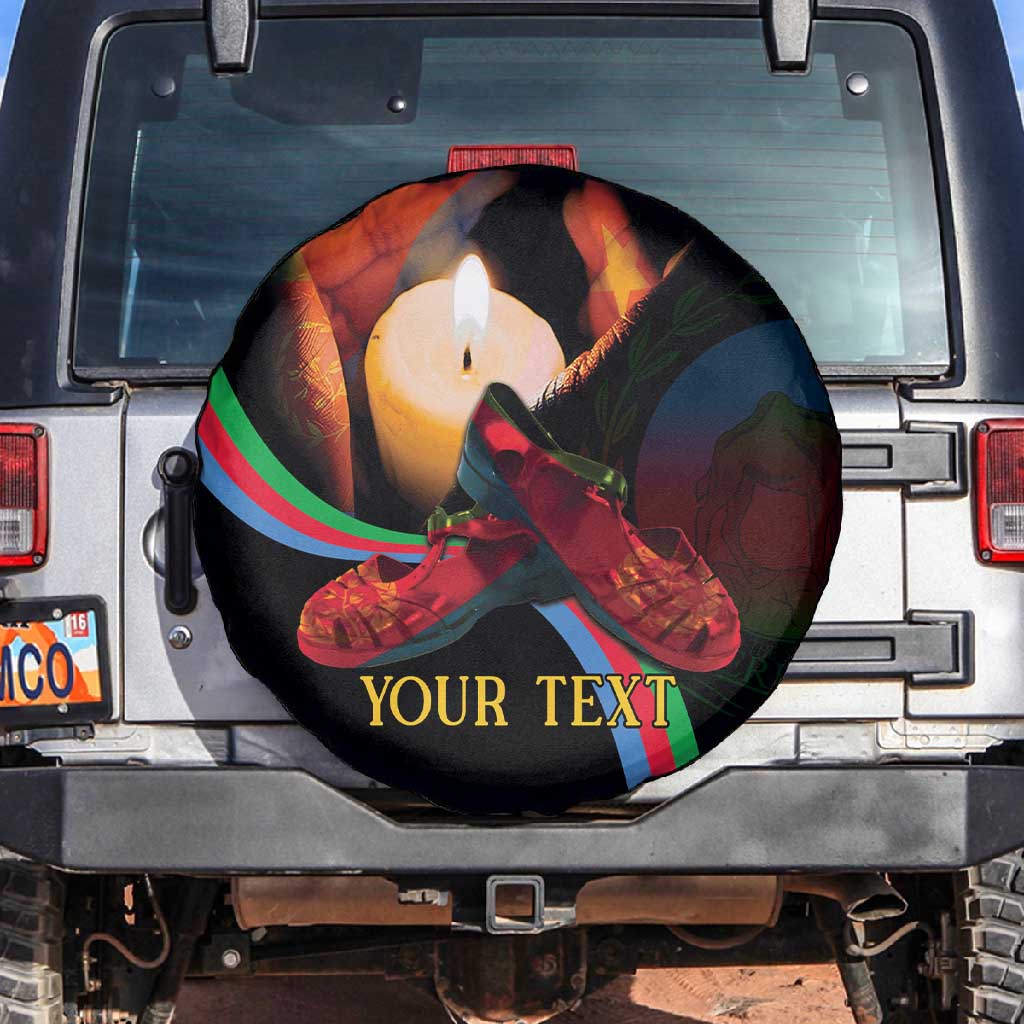 Personalized Afro-Eritrea Maelti Siwuat Spare Tire Cover Candle Vigil Glory To Our Martyrs Eritrea