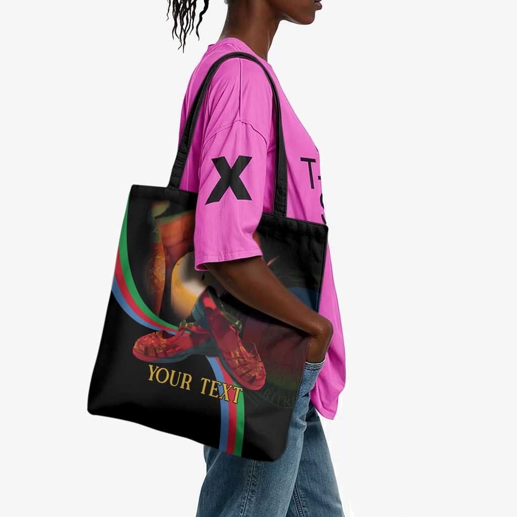 Personalized Afro-Eritrea Maelti Siwuat Tote Bag Candle Vigil Glory To Our Martyrs Eritrea