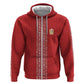 World Football 2026 Egypt Custom Hoodie Red Ancient Egyptian Hieroglyphs - African Pride