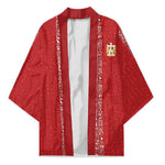 World Football 2026 Egypt Custom Kimono Red Ancient Egyptian Hieroglyphs - African Pride
