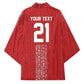 World Football 2026 Egypt Custom Kimono Red Ancient Egyptian Hieroglyphs - African Pride