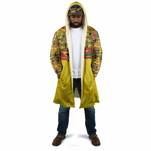 World Football 2026 Ghana Custom Cloak Black Stars African Kente Pattern - African Pride