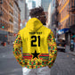 World Football 2026 Ghana Custom Hoodie Black Stars African Kente Pattern - African Pride