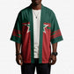 World Football 2026 Morocco Custom Kimono African Geometric Red Pattern - African Pride