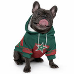 World Football 2026 Morocco Custom Pet Hoodie African Geometric Red Pattern