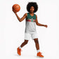 World Football 2026 Morocco Custom Basketball Jersey African Geometric White Pattern - African Pride