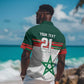 World Football 2026 Morocco Custom Hawaiian Shirt African Geometric White Pattern LT9
