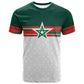 World Football 2026 Morocco Custom T shirt African Geometric White Pattern LT9