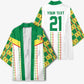 World Football 2026 Senegal Custom Kimono African Kente White Pattern - African Pride