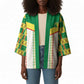 World Football 2026 Senegal Custom Kimono African Kente White Pattern - African Pride