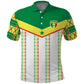 World Football 2026 Senegal Custom Polo Shirt African Kente White Pattern LT9