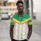 World Football 2026 Senegal Custom Polo Shirt African Kente White Pattern LT9