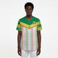 World Football 2026 Senegal Custom Scrub Top African Kente White Pattern - African Pride