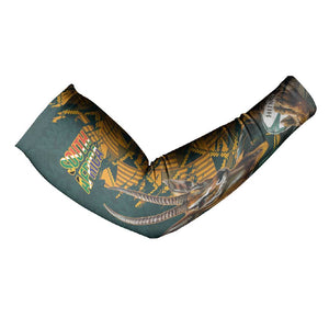 South Africa Rugby Custom Arm Sleeves Afro Springboks Mascot Sporty Version