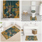 South Africa Rugby Custom Bathroom Set Afro Springboks Mascot Sporty Version