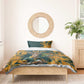 South Africa Rugby Custom Bedding Set Afro Springboks Mascot Sporty Version