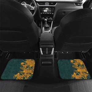 South Africa Rugby Custom Car Mats Afro Springboks Mascot Sporty Version