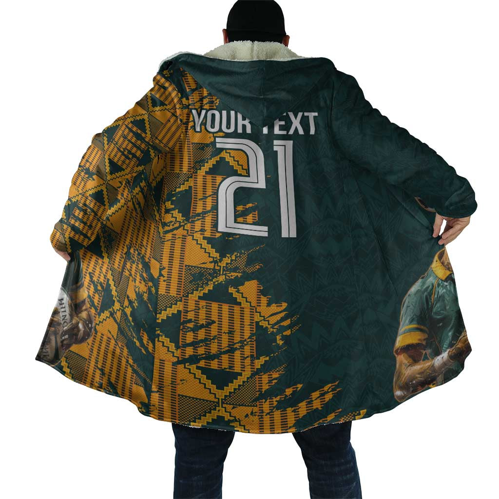 South Africa Rugby Custom Cloak Afro Springboks Mascot Sporty Version