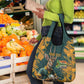 South Africa Rugby Custom Grocery Bag Afro Springboks Mascot Sporty Version