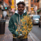 South Africa Rugby Custom Hoodie Afro Springboks Mascot Sporty Version