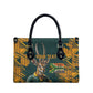 South Africa Rugby Custom Leather Bag Afro Springboks Mascot Sporty Version