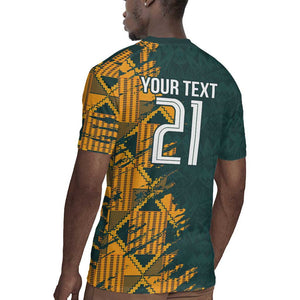 South Africa Rugby Custom Rugby Jersey Afro Springboks Mascot Sporty Version