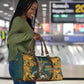 South Africa Rugby Custom Travel Bag Afro Springboks Mascot Sporty Version