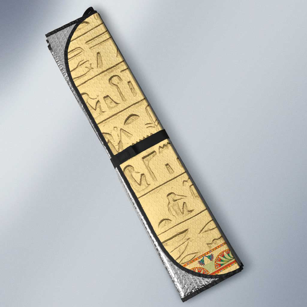 Ancient Egypt Scarab Beetle Auto Sun Shade