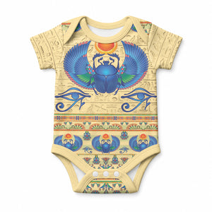 Ancient Egypt Scarab Beetle Baby Onesie