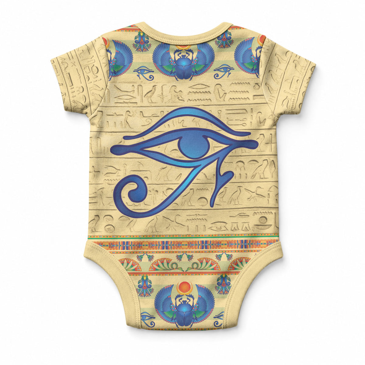Ancient Egypt Scarab Beetle Baby Onesie